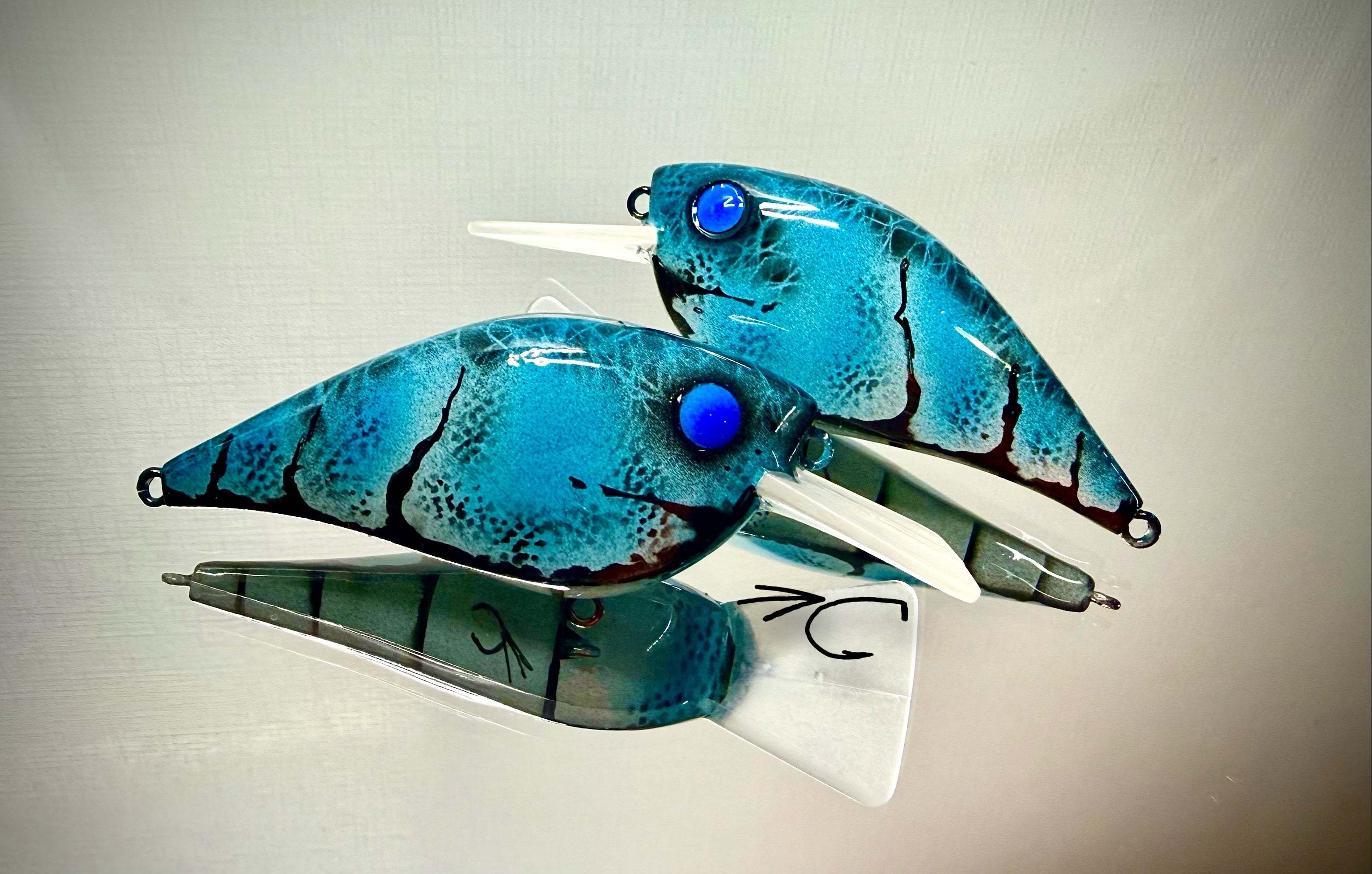 Blue on Black Craw